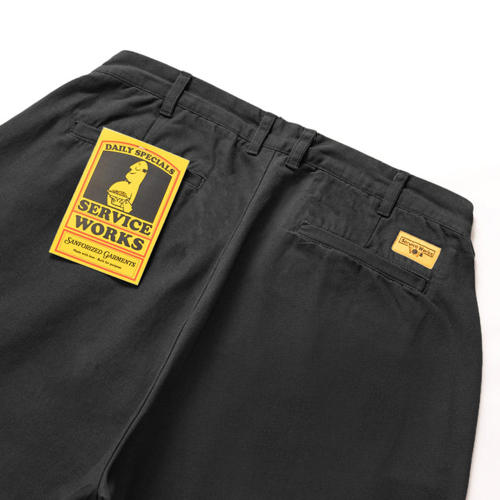 Service Works Canvas Part Timer Pant - Black