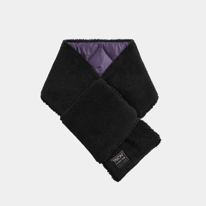 Taion Military Reversible Down Scarf - Dark Purple