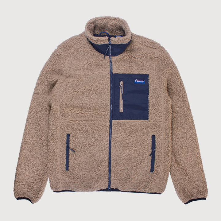 Penfield Washed Fleece Funnel Jacket - Chinchilla