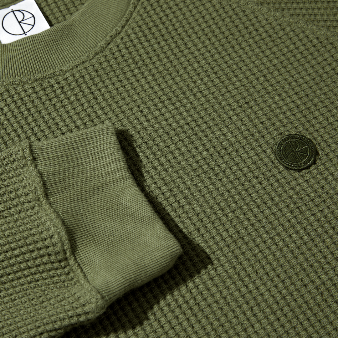 Polar Skate Co. Dan LS T-Shirt - Army Green