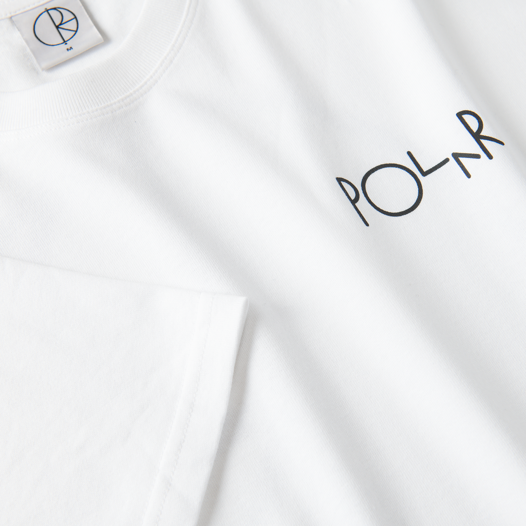 Polar Skate Co. Stroke Logo T-Shirt - White