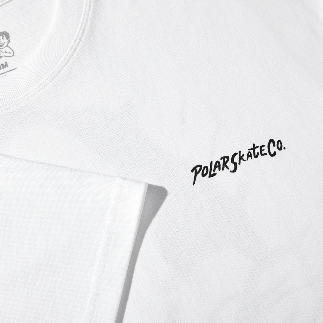 Polar Skate Co. Coming Out T-Shirt - White