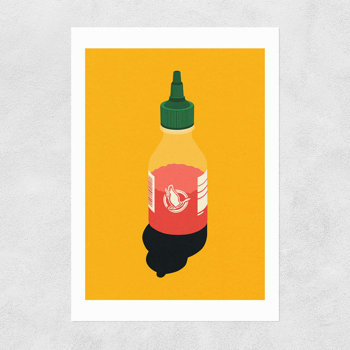 East End Prints Greetings Card - Chilli Sauce by Rosie Feist