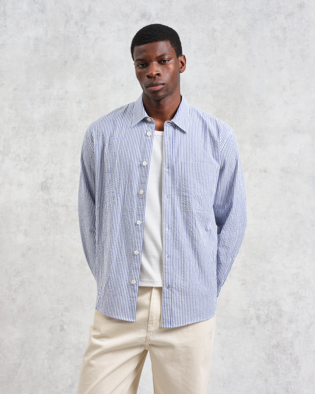 Wax London Rove Shirt - Blue