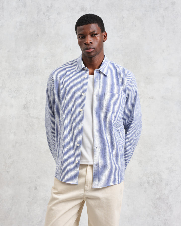 Wax London Rove Shirt - Blue