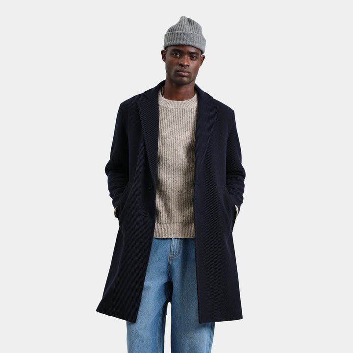 Wax London Sasso Coat - Navy