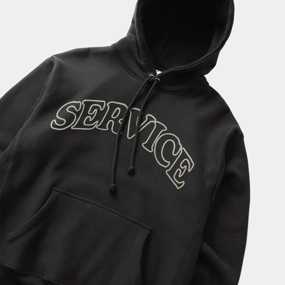 Service Works Service Arch Logo Hoodie - Black