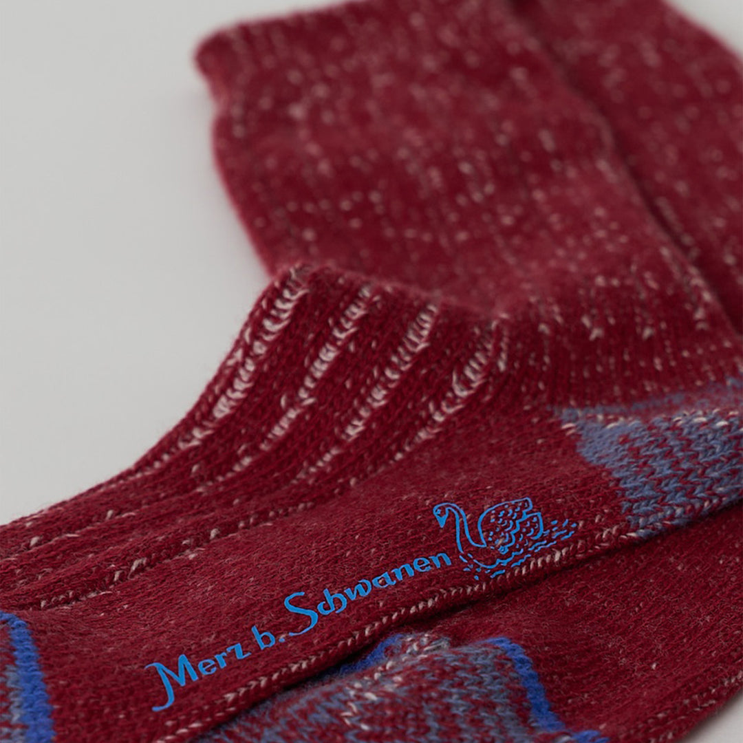 Merz B. Schwanen Socks - Red/Nature