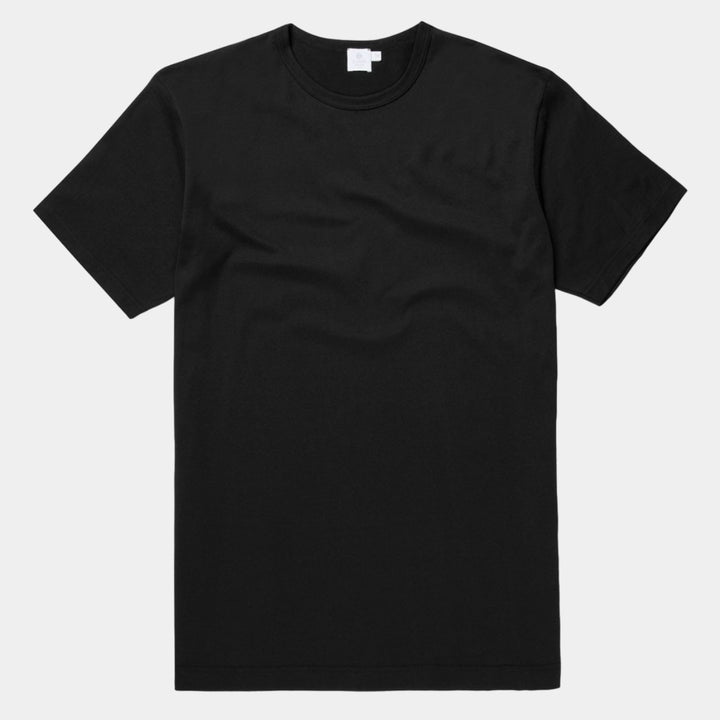 Sunspel Crew Neck T-Shirt - Black
