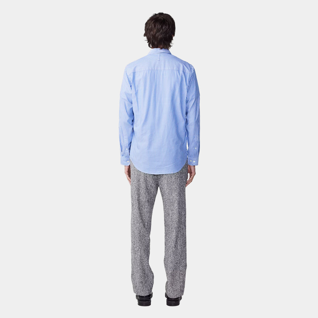 NN.07 Arne Stripe Shirt - Blue Stripe