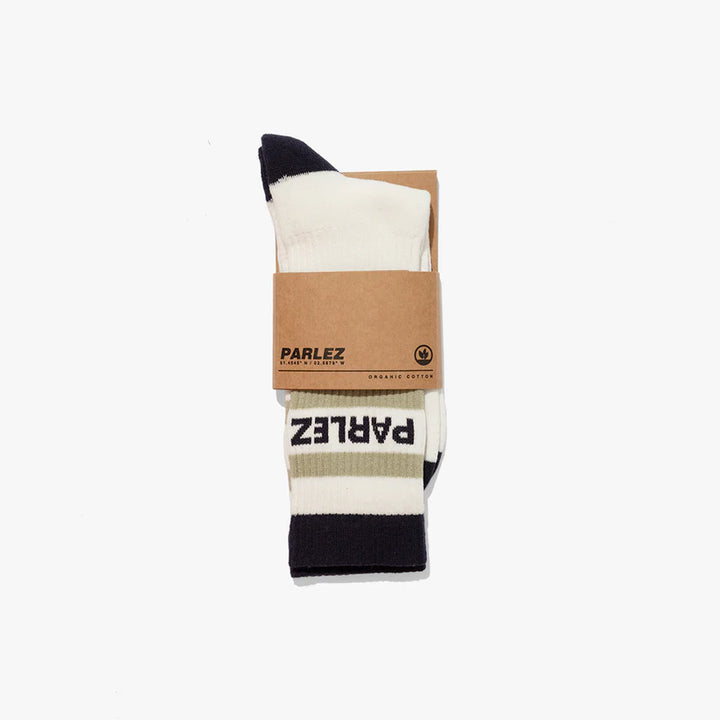 Parlez Strive Socks - White/Midnight