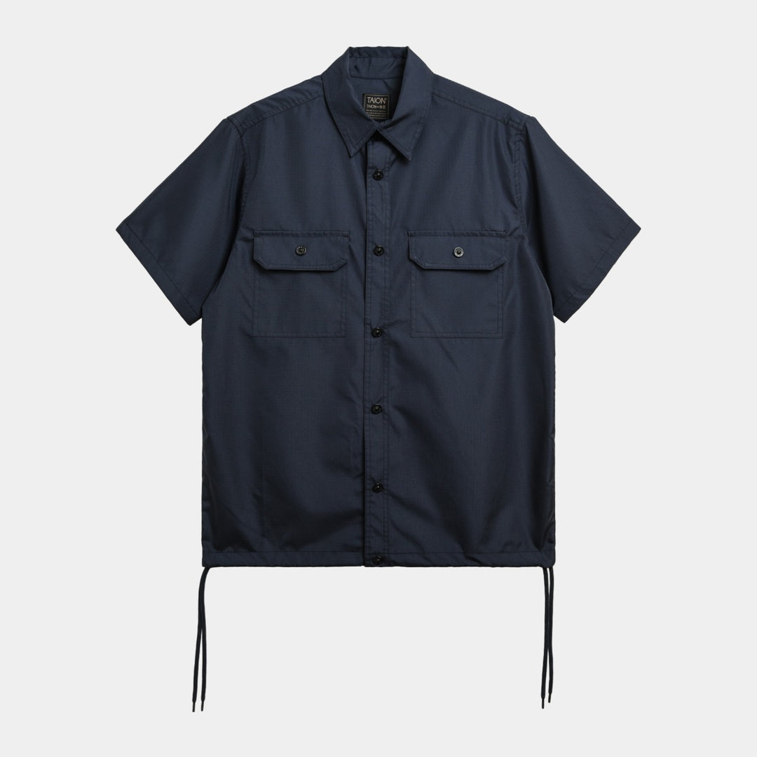 Taion Military Half Sleeve Shirt - Dark Navy
