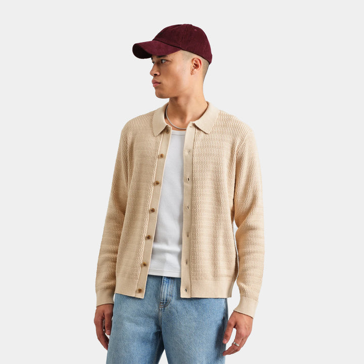 Wax London Tristan Shirt - Sand