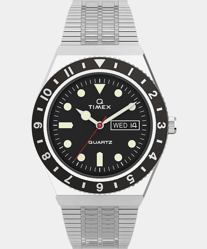 Timex Watch - Q Timex Reissue 38mm Stainless Steel Bracelet
