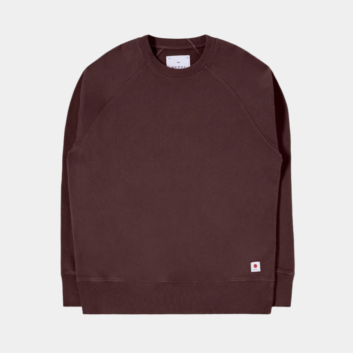 Edwin Raglan Sleeve Crewneck - Mole