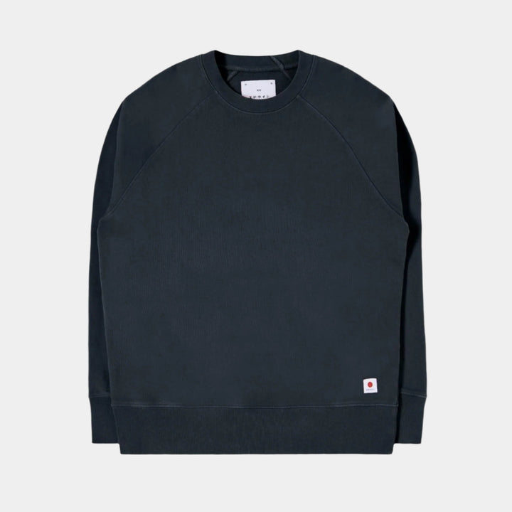 Edwin Raglan Sleeve Crewneck - Black