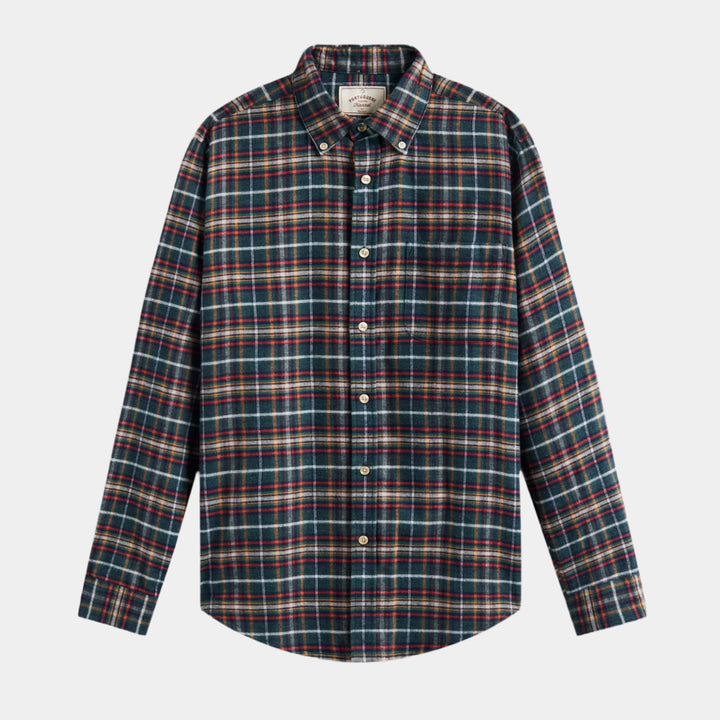 Portuguese Flannel Forest Train Shirt