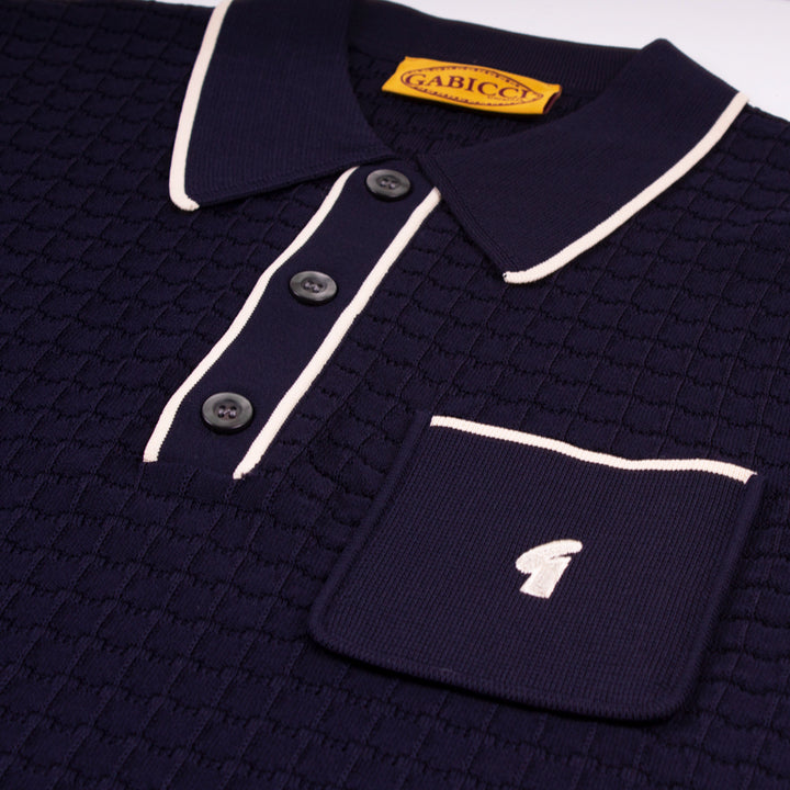 Gabicci Vintage Roy Polo Shirt - Navy