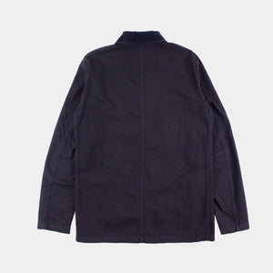 Vetra Workwear Corduroy Collar Jacket - Dark Navy