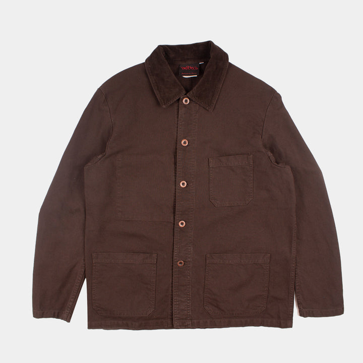 Vetra Workwear Corduroy Collar Jacket - Truffle