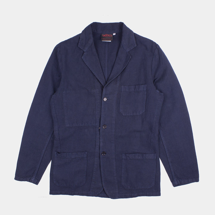 Vetra Hopsack Blazer - Navy