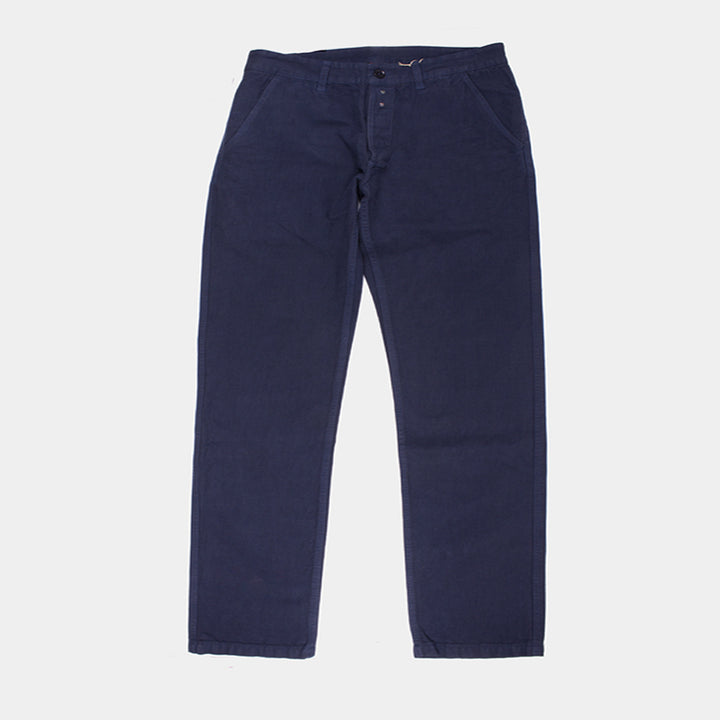 Vetra Hopsack Trousers - Navy