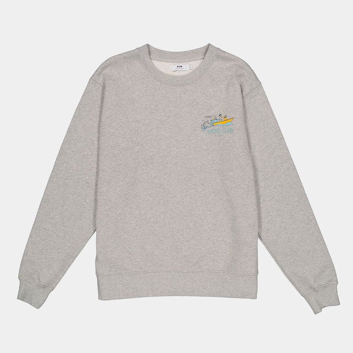 OLOW Yacht Sweatshirt - Grey Marl