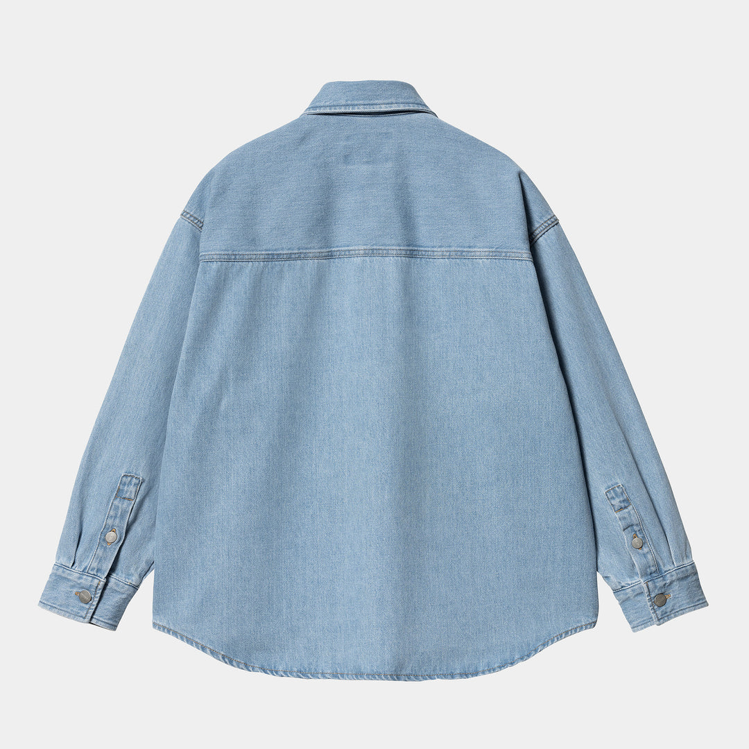 Carhartt WIP Women Alta Shirt Jac - Blue Stone Bleached