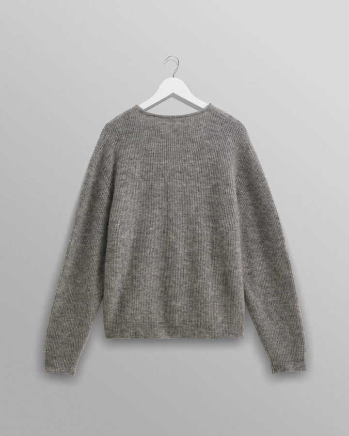 Wax London Alban Cardigan - Grey Marl