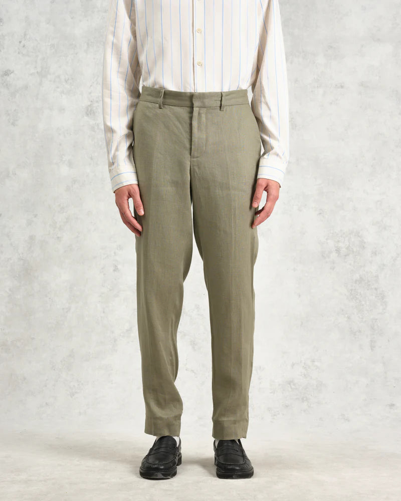 Wax London Alp Smart Trousers - Khaki