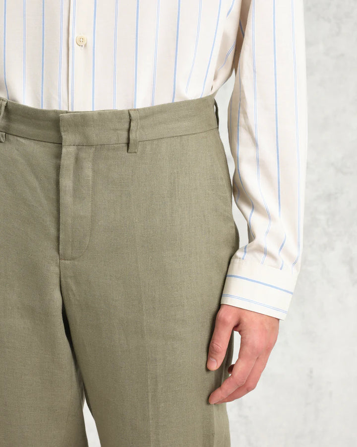 Wax London Alp Smart Trousers - Khaki