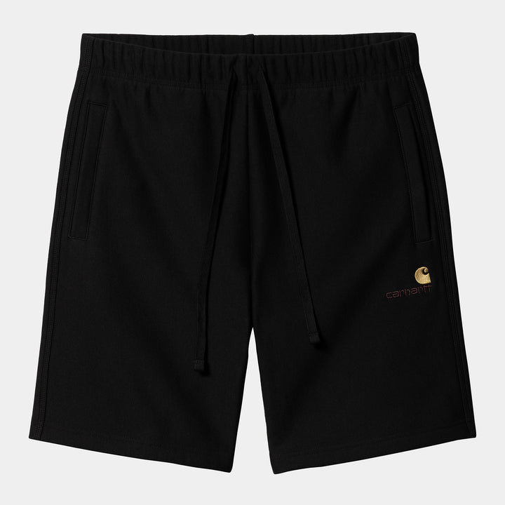 Carhartt WIP American Script Sweat Short - Black