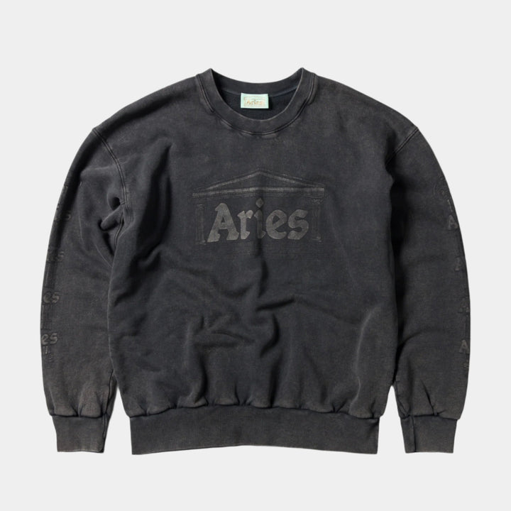 Aries Ancient Column Sweatshirt - Black