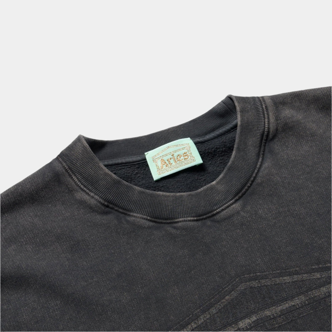 Aries Ancient Column Sweatshirt - Black