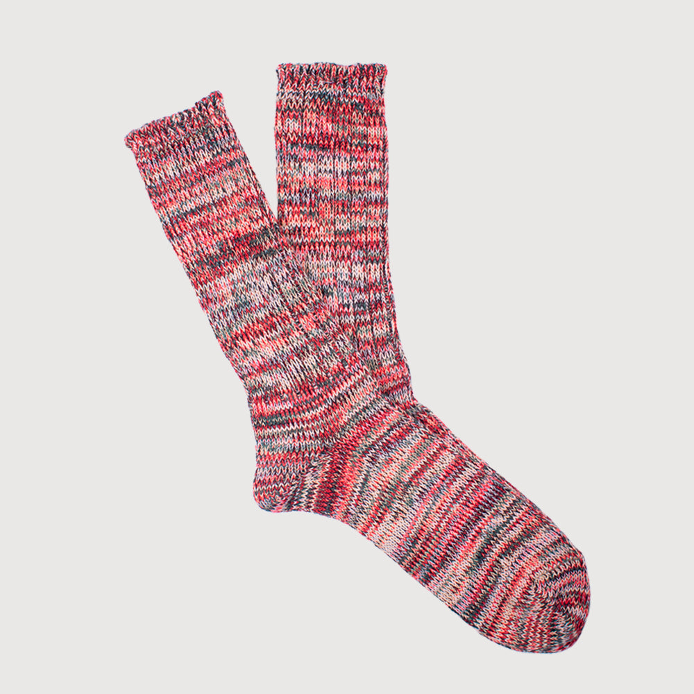 Anonymous-Ism 5 Colour Mix Crew Sock - Multi