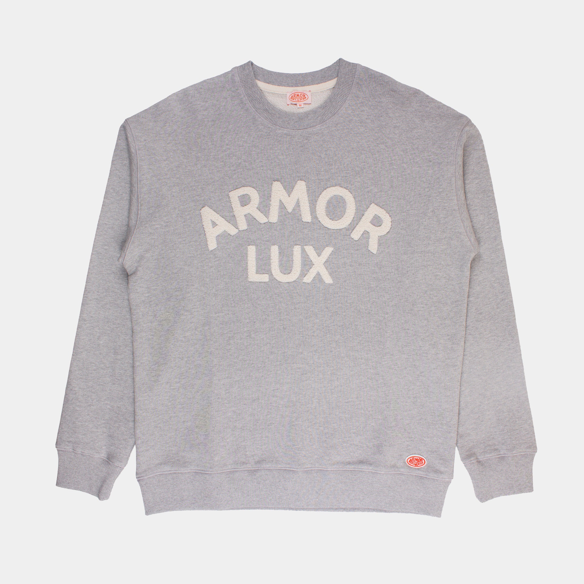 Armor Lux Flock Logo Sweatshirt Slate Grey