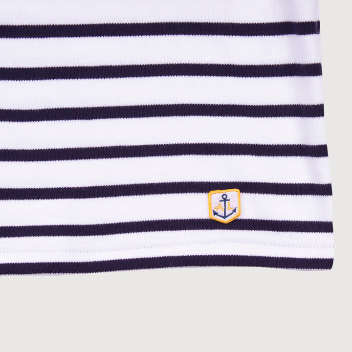 Armor-Lux Breton Stripe T-Shirt - Navy/White