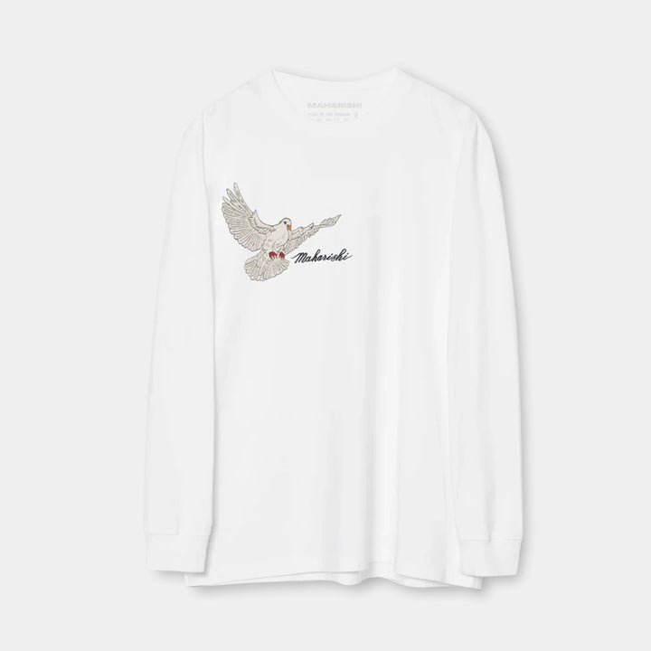 Maharishi Peace Mount Maha L/S T-Shirt - White