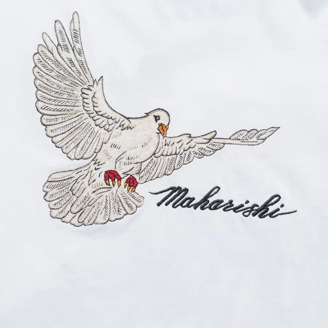 Maharishi Peace Mount Maha L/S T-Shirt - White