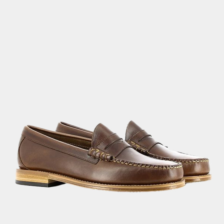 GH Bass Weejuns Larson Loafer - Dark Brown Leather