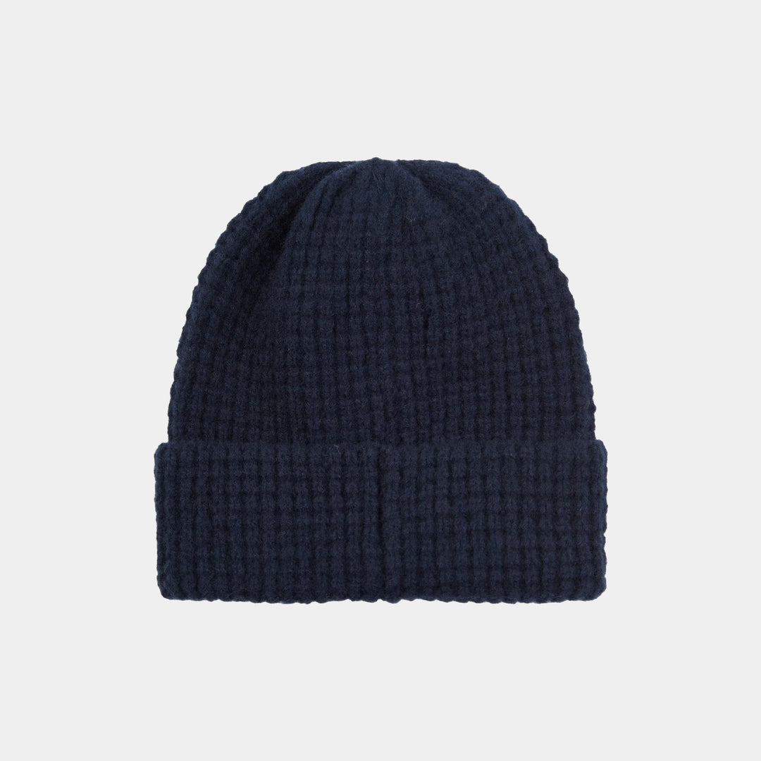 Penfield Waffle Beanie Hat - Navy Blazer