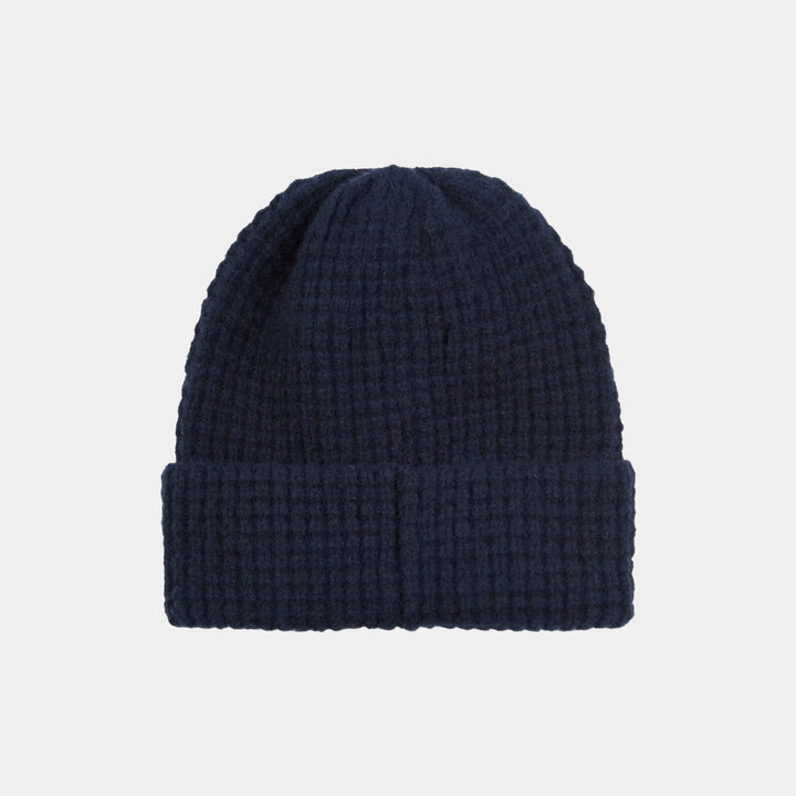 Penfield Waffle Beanie Hat - Navy Blazer