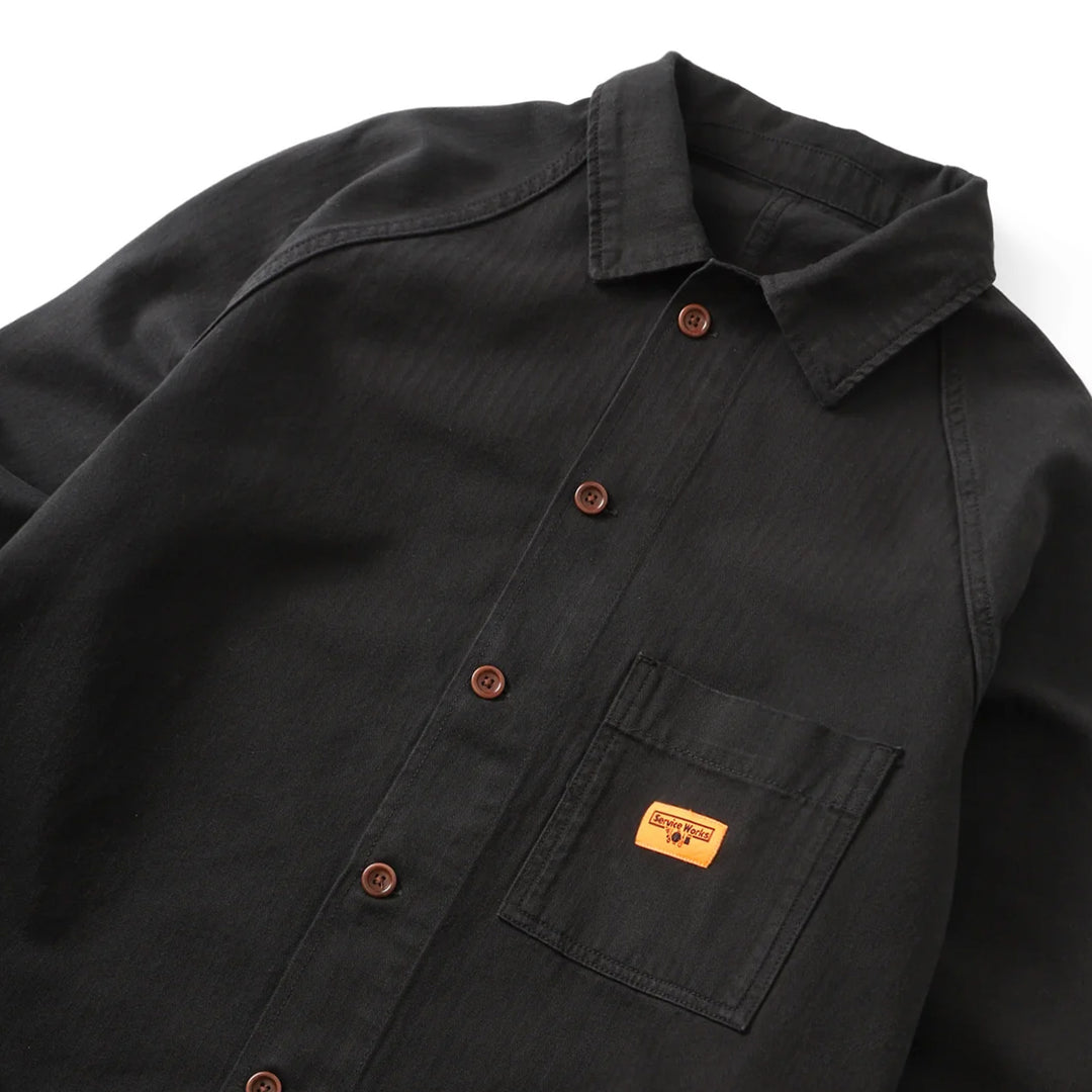 Service Works Herringbone FOH Jacket - Black