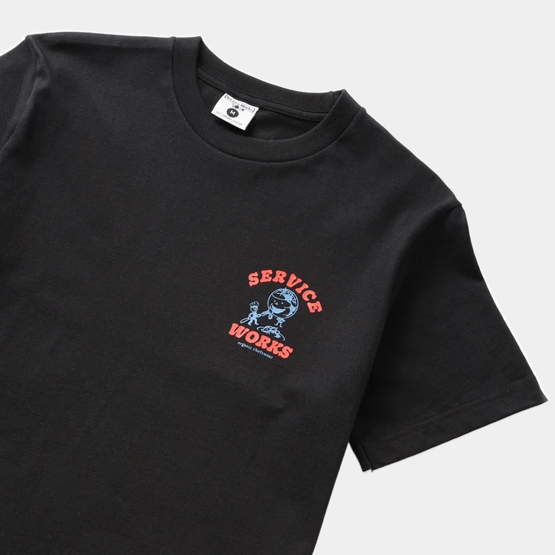 Service Works Organic Chefswear T-Shirt - Black