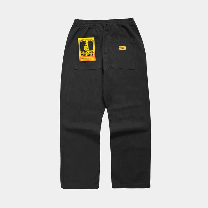 Service Works Classic Canvas Chef Pants - Black