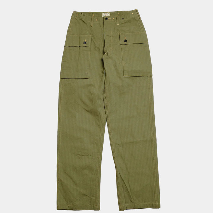 Buzz Rickson's US Marine Corps Herringbone Pants - Olive