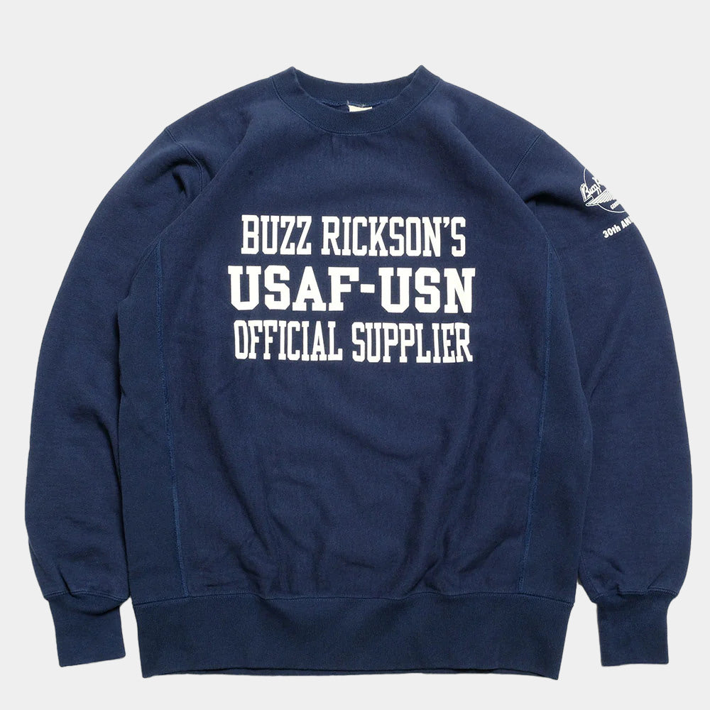 Buzz Rickson's 30th Anniversary Sweatshirt - Navy