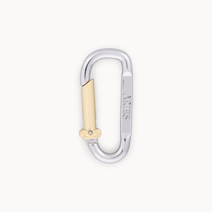 Aries Mini Carabiner Chain Bracelet - Silver