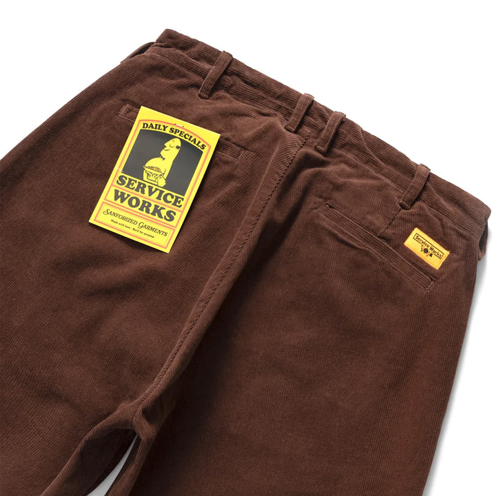 Service Works Corduroy Part Timer Pant - Brown