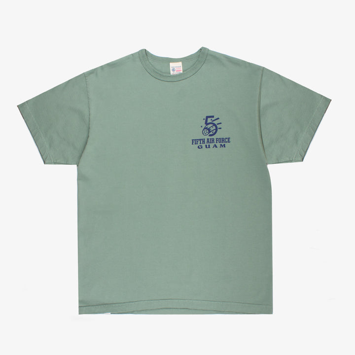 Buzz Rickson's Fifth Air Force T-Shirt - Sage